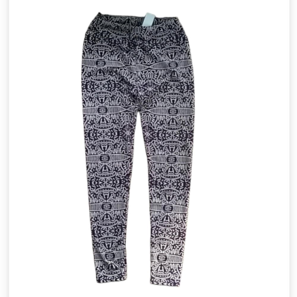 LuLaRoe OS Tribal Purple Leggings